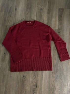 Philosophy Women’s Crewneck Sweater in Deep Burgundy